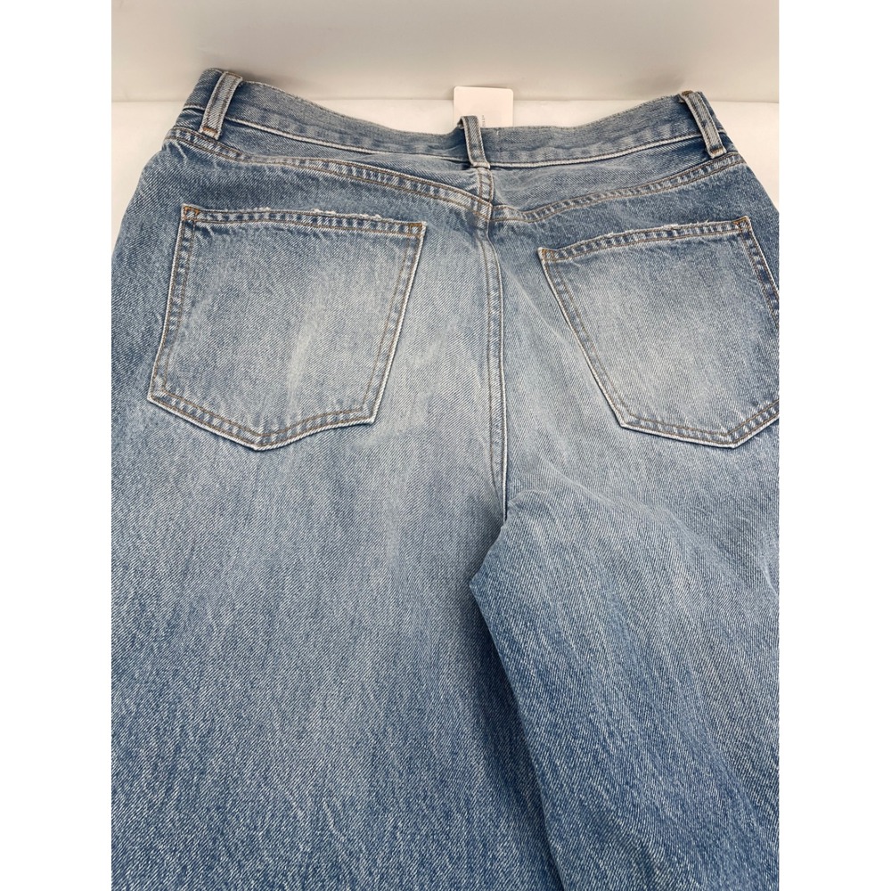 Doen Women's Jeans Garconne Wide Leg Blue Cotton 26 - Picture 8 of 9